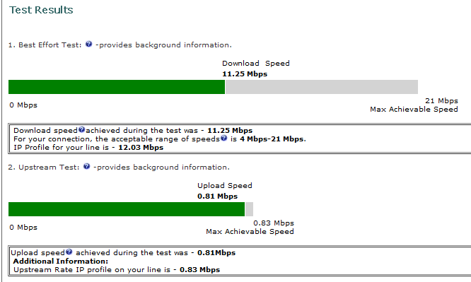 My speedtest
