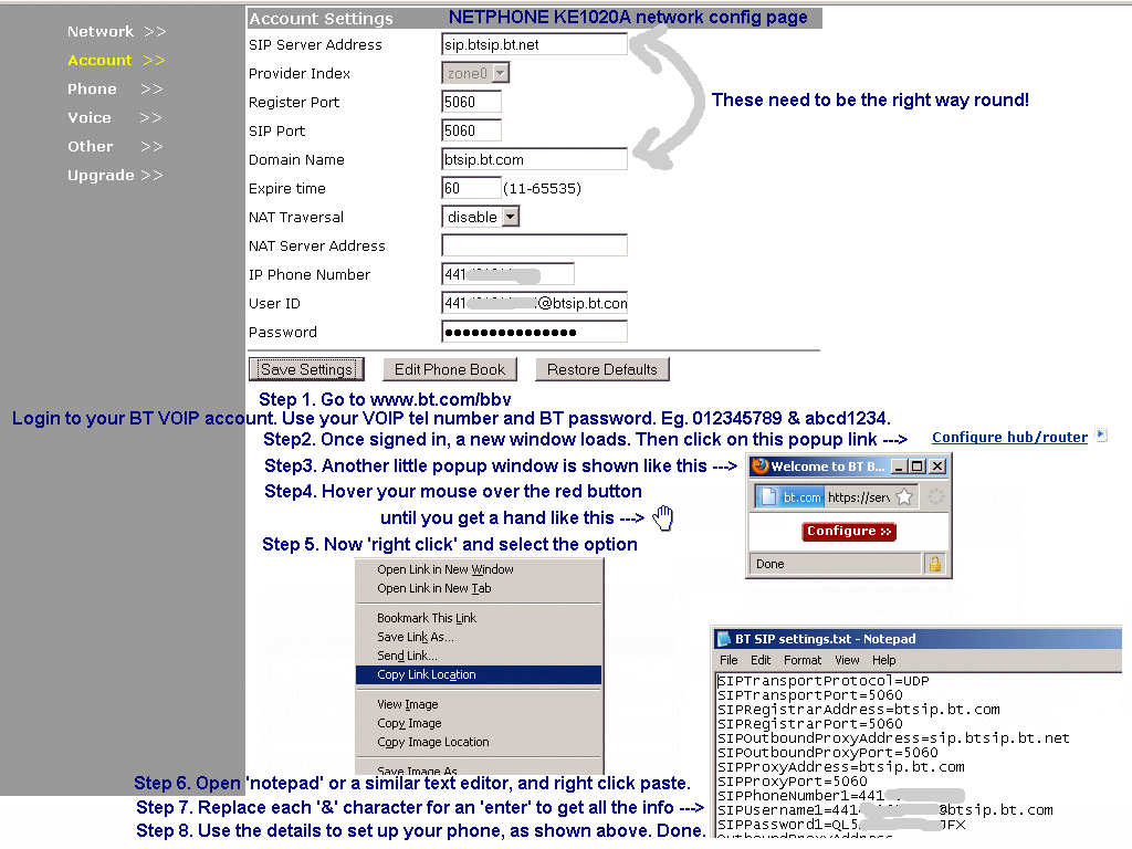 Solved How to use BT Broadband talk (VOIP), not using a B... Page 2