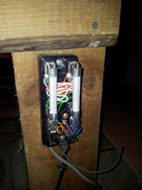 is this where my bt wiring ends (sort of junction BT Community