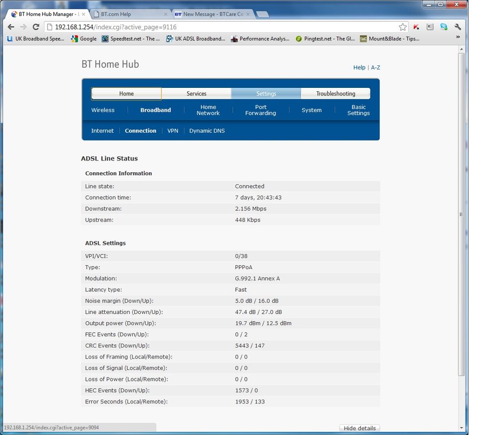 HomeHub 3 Connection