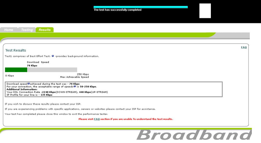 download speed