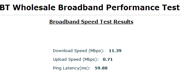 BT Speed Test