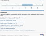 BT Homehub page