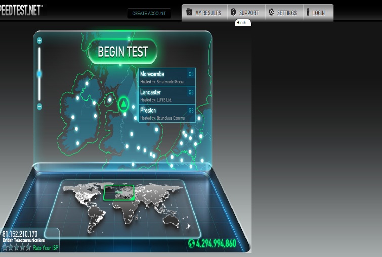 just an example , it used to show the triangle above the leeds dot .. but even on ip address sites it has me all over the shop .