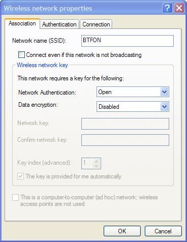 Wireless Network Properties