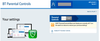 BT parental controls screenshot (Disabled)