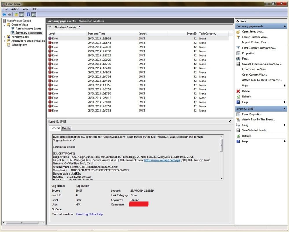 event log errors mailbox login BT Mail.jpg