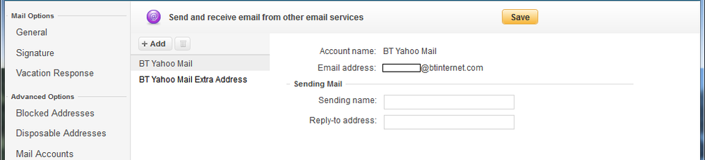 BT Yahoo Mail