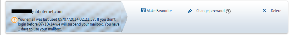 1 days to use your mailbox