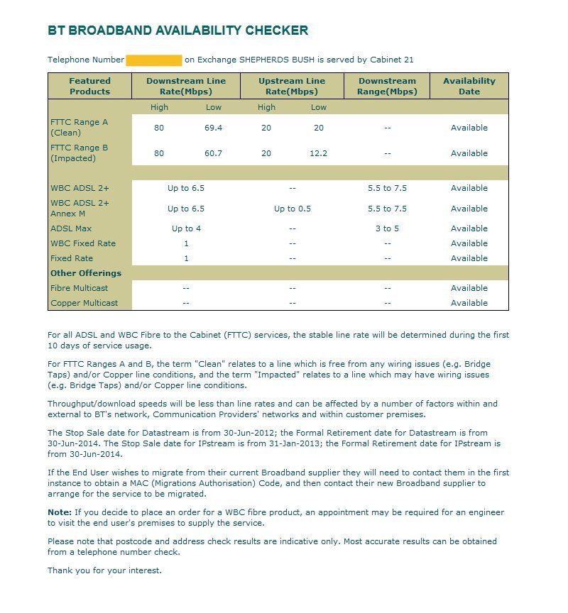 Broadband Checker