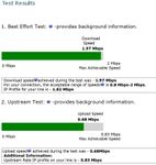 BT WHOLESALE ADSL SPEED TEST RESULT