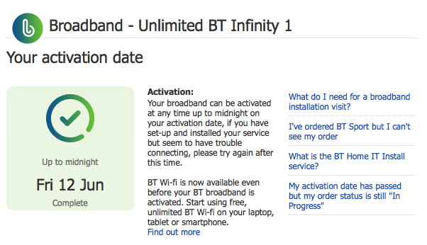 Solved: Bt Infinity 1 Activated But No Internet Connection - Bt Community