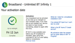 Infinity 1 activation date.png