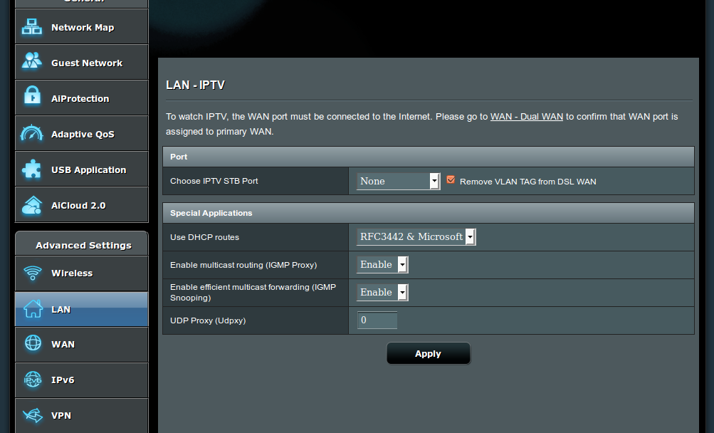 Multicast Settings for 3rd Party Routers may not w... - Page 3 - BT ...