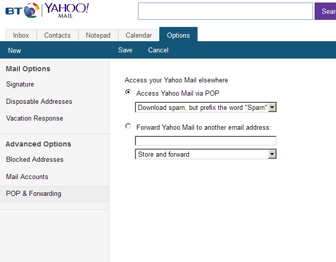 Solved Re Bt Yahoo Mail Settings For The Incoming Serv Bt