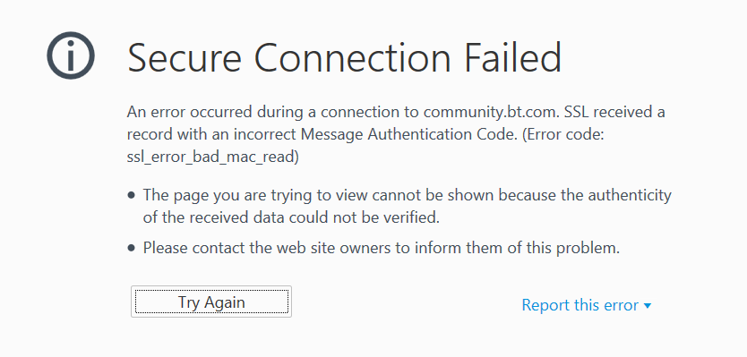 SSL Error