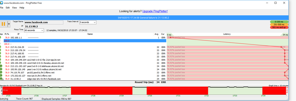 Cant stay online for more than a minute.PNG