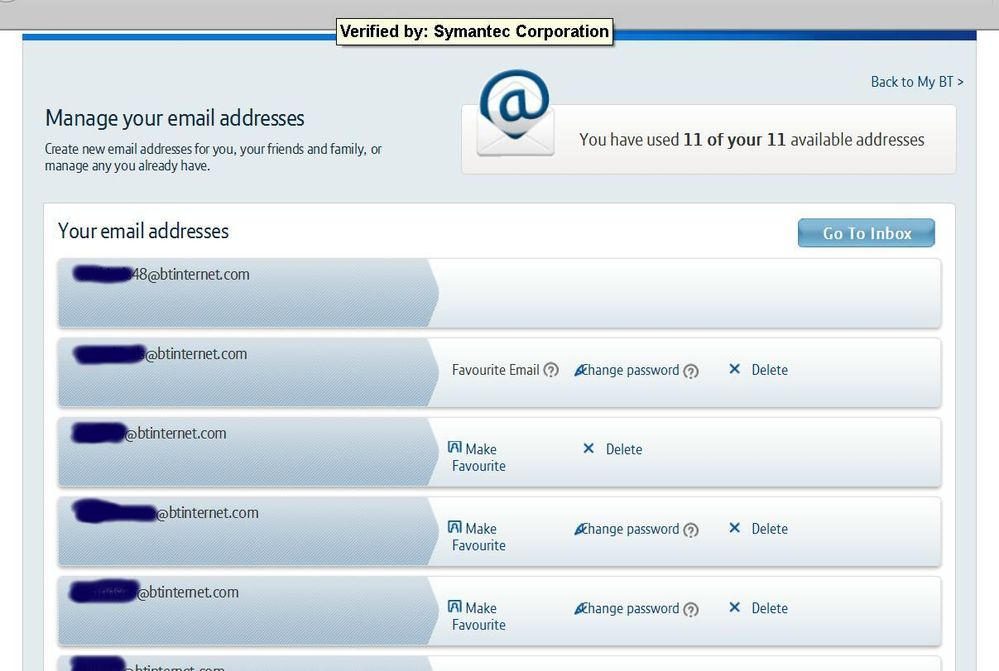 Solved: Deleting Email Accounts In 'Manage BT Mail' - BT Community