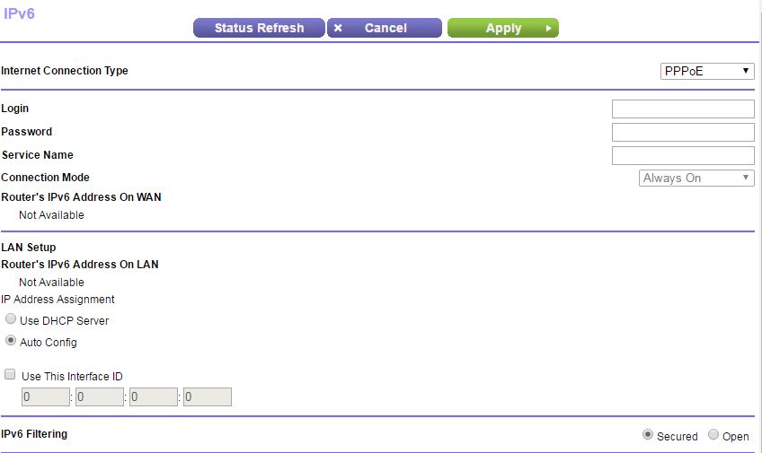 IPv6 on Netgear Nighthawk D7000 BT Community