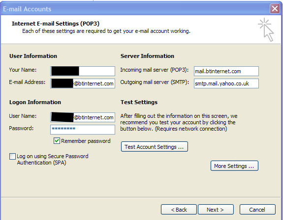 Another 553 Query Bt Community