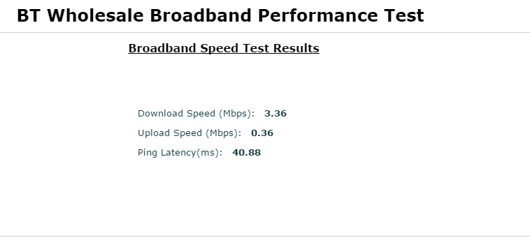 Speed Test