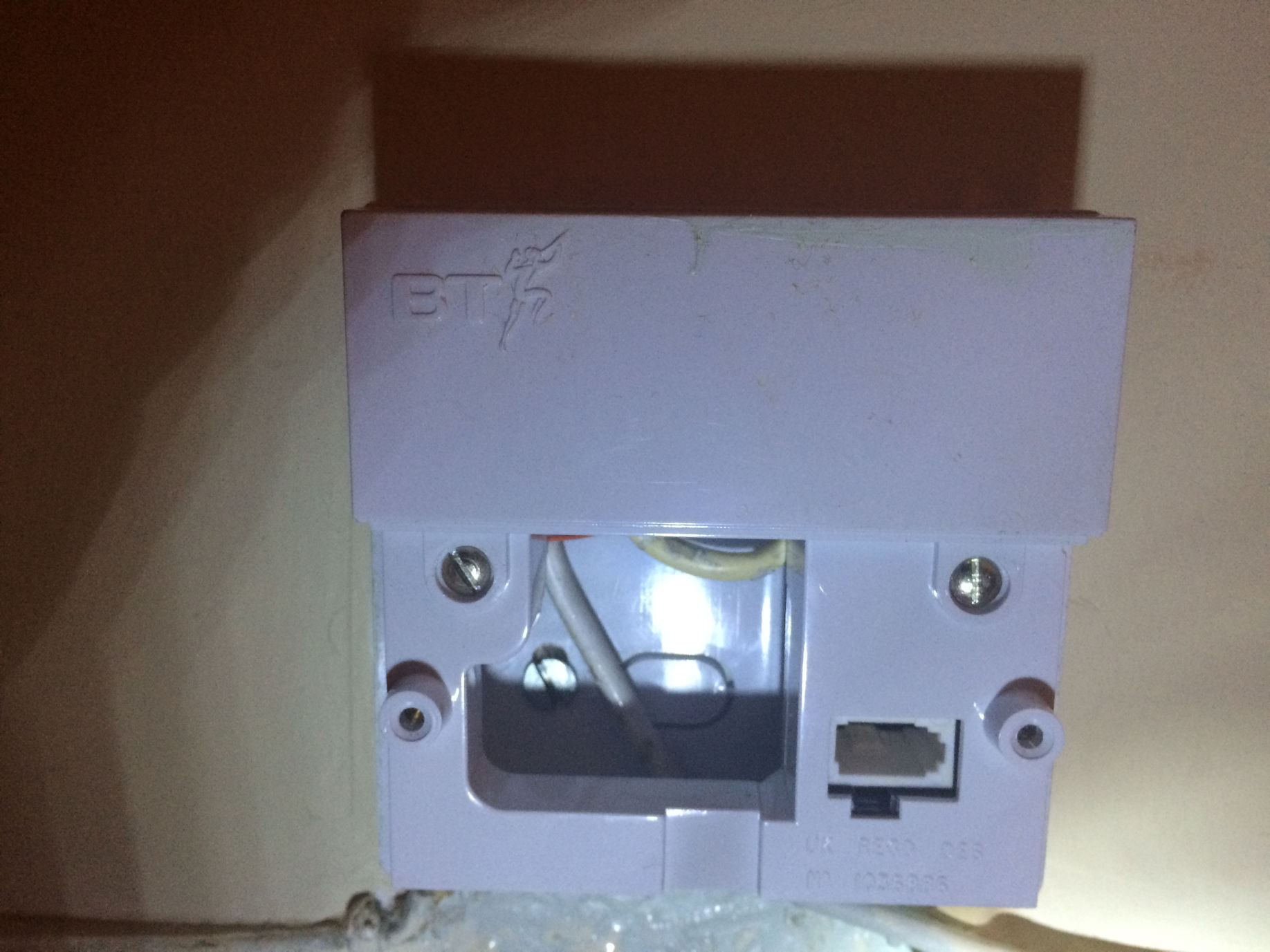 Master socket wiring BT Community