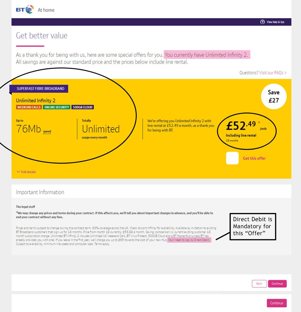 BT Offer