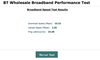 BT speed test
