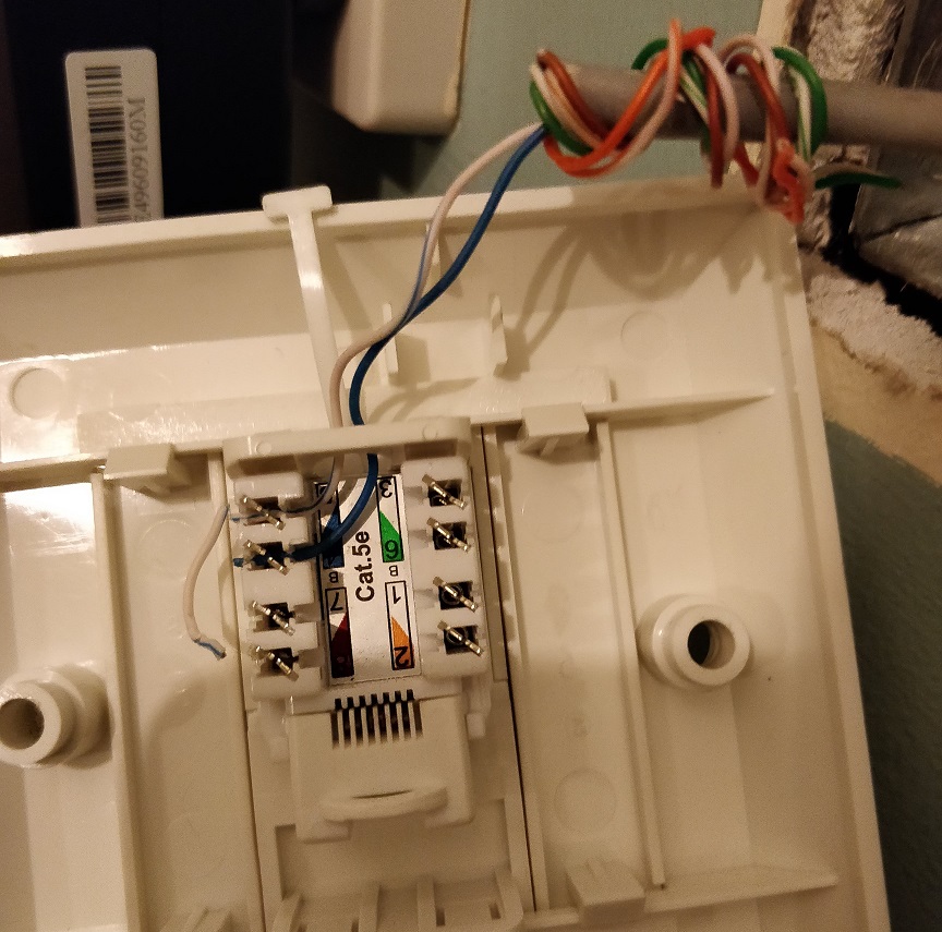 Solved Help with rewiring socket for broadband BT Community
