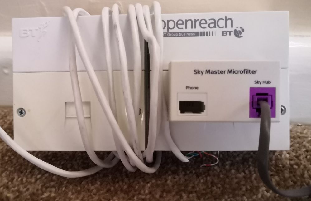 Solved: Junction box / master socket / broadband quality - BT Community