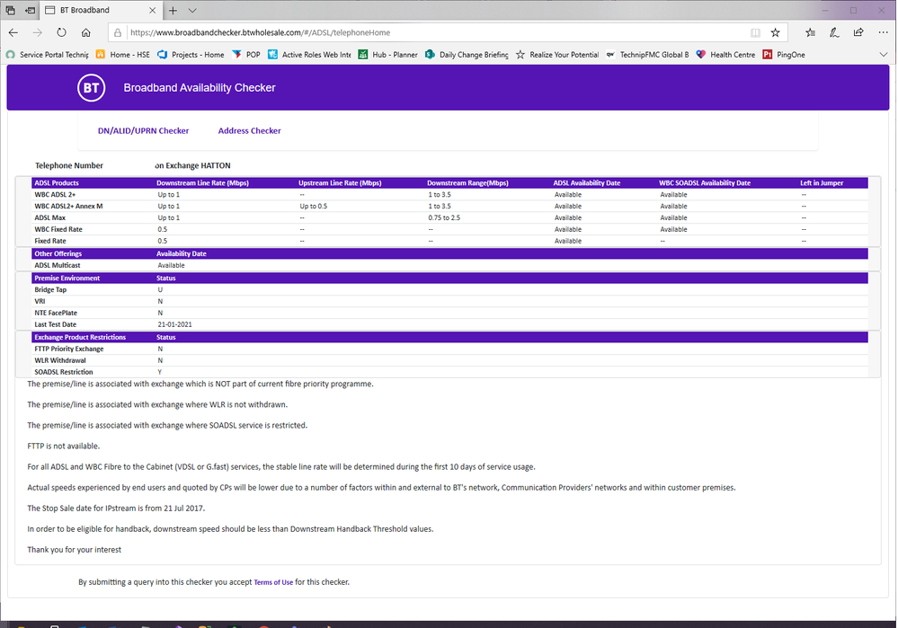 Broadband Availability