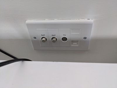 socket in a living room