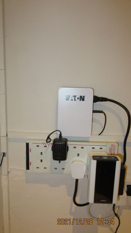 The UPS connected and working