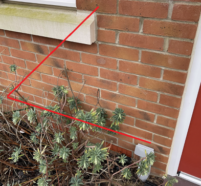 Outside view of cable run