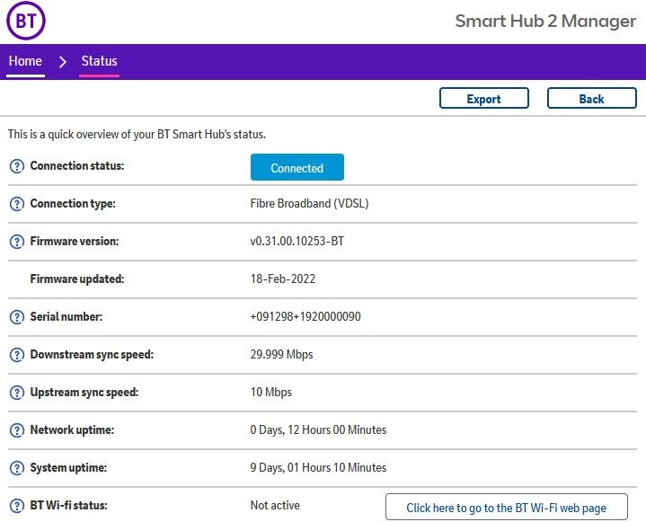 Solved: BT Broadband Speeds Reducing Over Time - BT Community