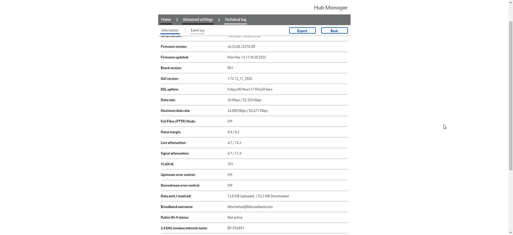 Continuous Packet Loss/Ping Spikes And Very Low Up... - BT Community