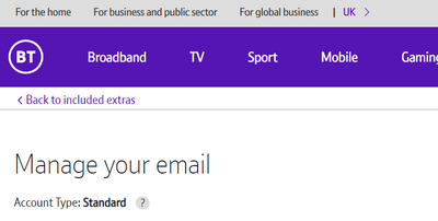 Solved: Premium Or Basic Bt Email - BT Community