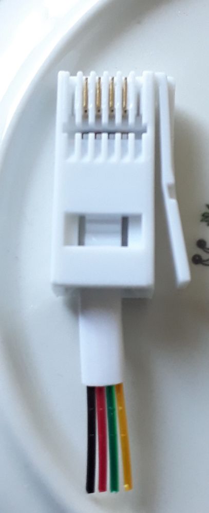 A cut off plug from new lead