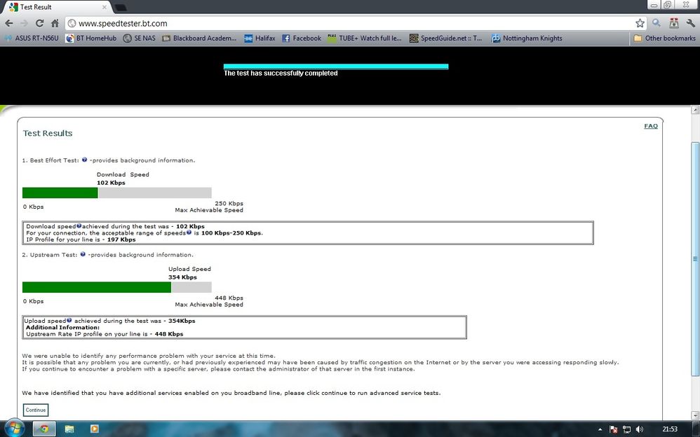 BT Speed Test